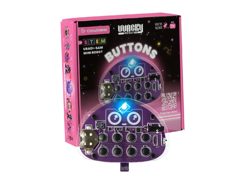 Circuit Mess Wacky Robots – Buttons -EN-