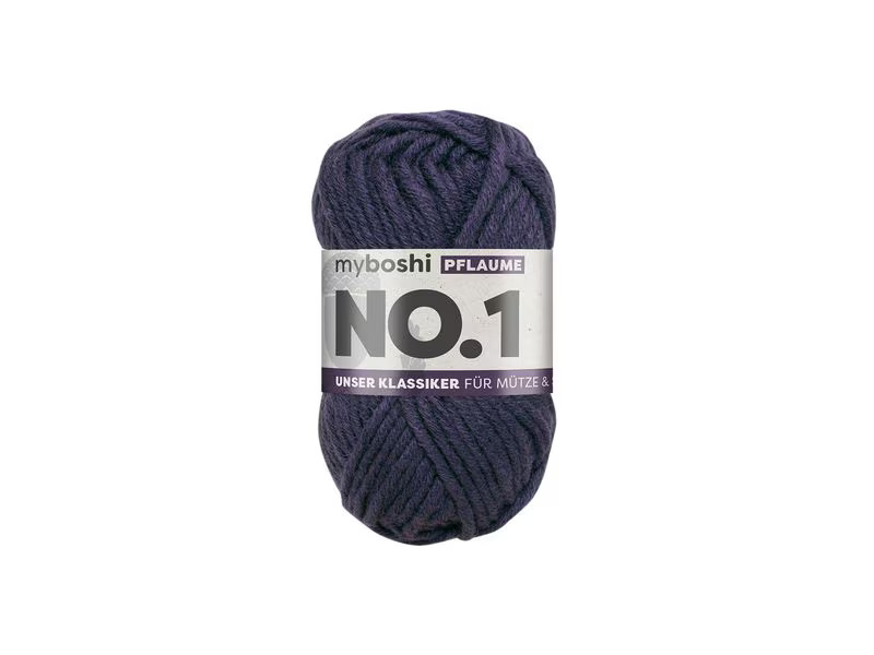 myBoshi Wolle Nr.1 Pflaume 50 g, 55 m