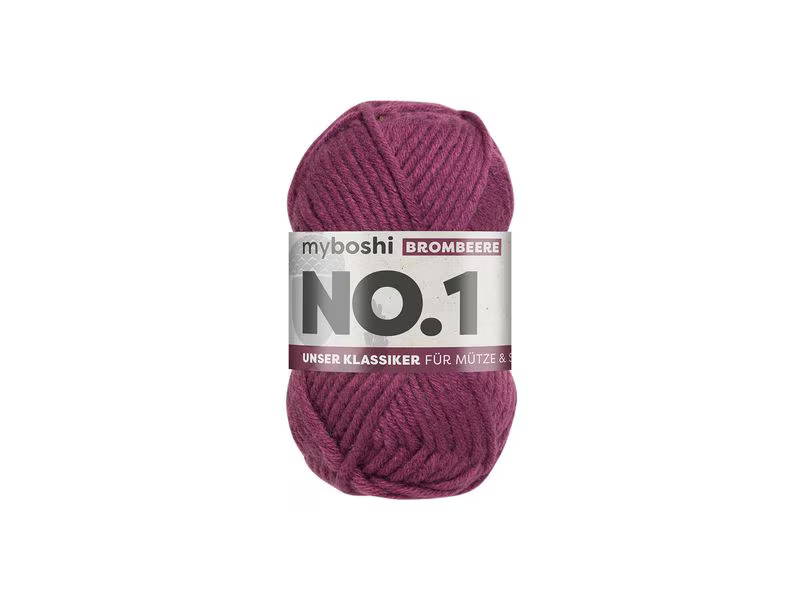 myBoshi Wolle Nr.1 Brombeere 50 g, 55 m