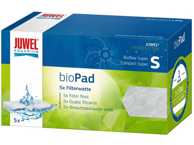 Juwel Filterwatte bioPad S 5 Stück