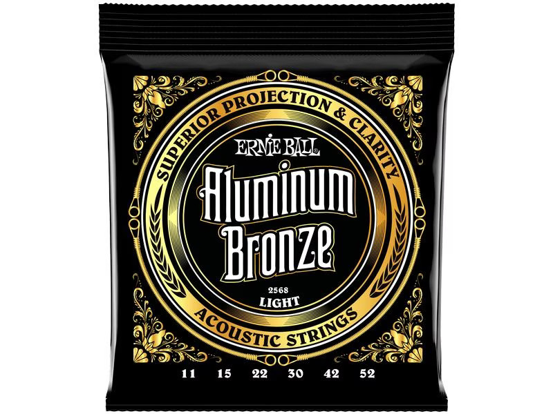 Ernie Ball Gitarrensaiten 2568 Aluminum Bronze – Light 11-52