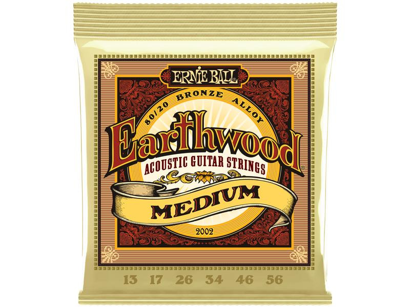 Ernie Ball Gitarrensaiten 2002 Earthwood Bronze – Medium 13-56