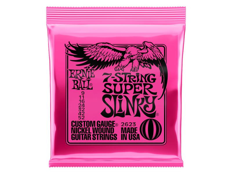 Ernie Ball Gitarrensaiten 2623 7-String Super Slinky – 09-52