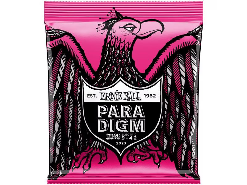 Ernie Ball Gitarrensaiten 2023 Paradigm Slinky – Super 9 - 42