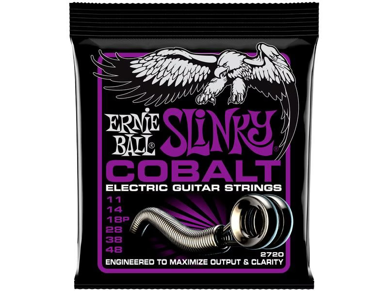 Ernie Ball Gitarrensaiten 2720 Slinky Cobalt – Power 11-48