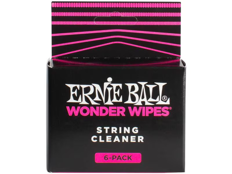 Ernie Ball String Cleaner 4277 Wonder Wipes – 6er Pack