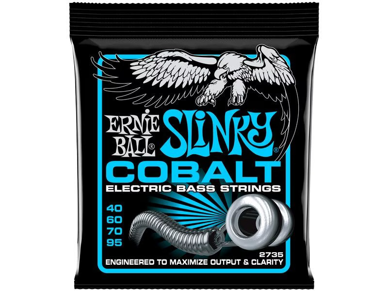 Ernie Ball Basssaiten 2735 Slinky Cobalt – Extra 40-95