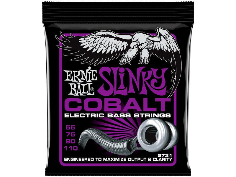 Ernie Ball Basssaiten 2731 Slinky Cobalt – Power 55-110