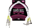 Ernie Ball Patch-Kabel 6056 3er Pack – 0.46 m, Weiss