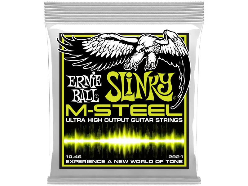 Ernie Ball Gitarrensaiten 2921 Slinky M-Steel – Regular 10-46