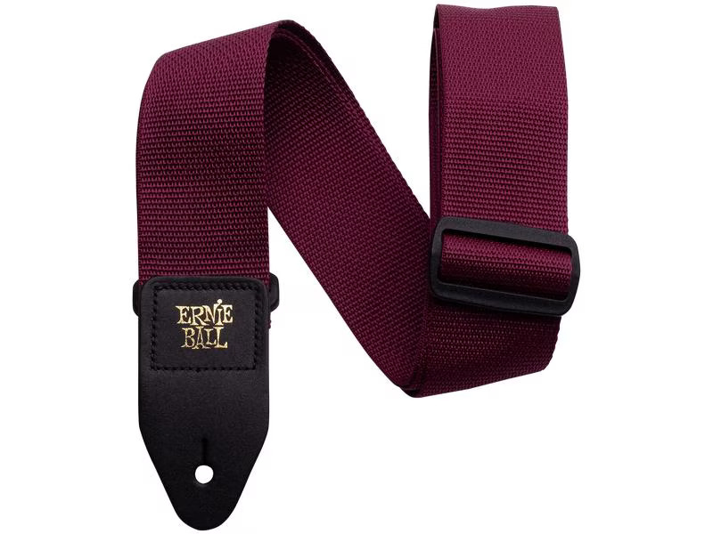 Ernie Ball Gitarrengurt Polypro Burgundy