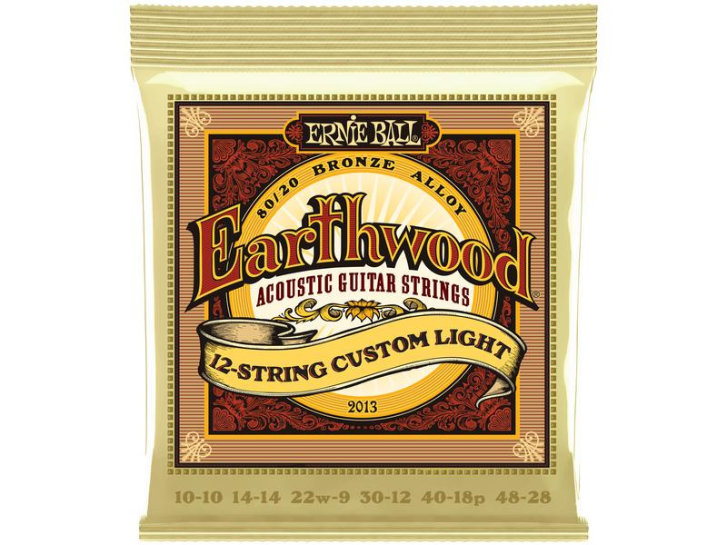 Ernie Ball Gitarrensaiten 2013 Earthwood Bronze – Custom Light 10-48