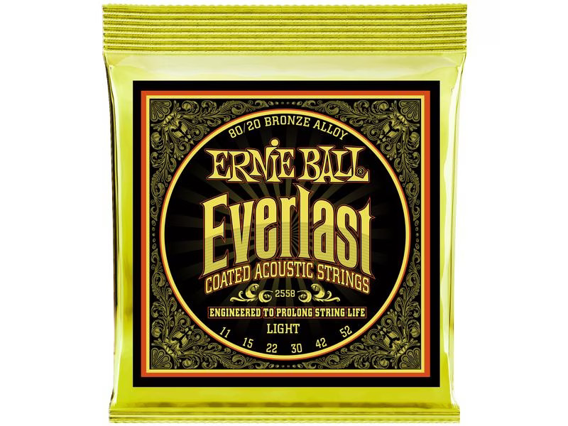 Ernie Ball Gitarrensaiten 2558 Everlast CB 80/20 – Light 11-52