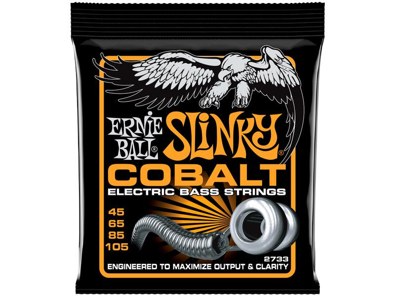 Ernie Ball Basssaiten 2733 Slinky Cobalt – Hybrid 45-105