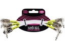 Ernie Ball Patch-Kabel 6052 3er Pack – 0.15 m, Weiss