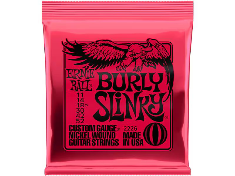 Ernie Ball Gitarrensaiten 2226 Burly Slinky – Burly 11 - 52