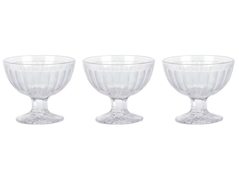 FURBER Dessert-Schale 3 Stück, Transparent