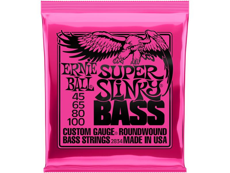 Ernie Ball Basssaiten 2834 Slinky Bass – Super, 45-100