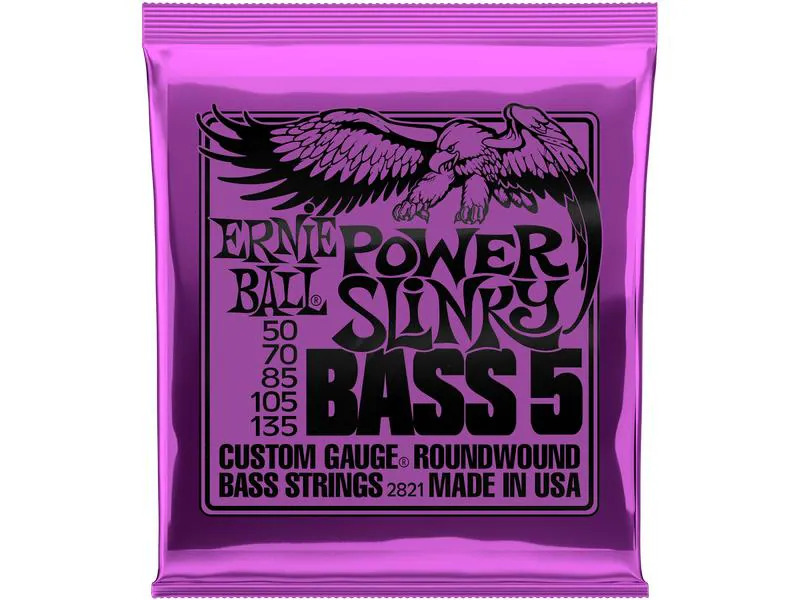 Ernie Ball Basssaiten 2821 Slinky Bass 5 – Power 50-135