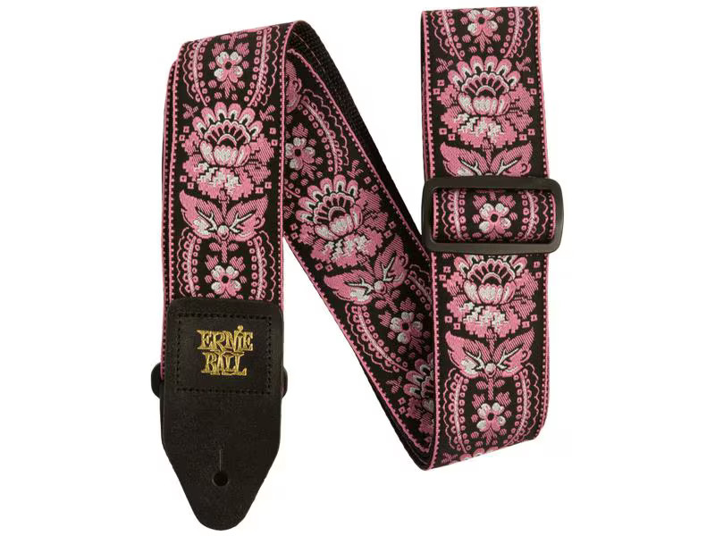 Ernie Ball Gitarrengurt 5347 Jacquard – Pink Orleans