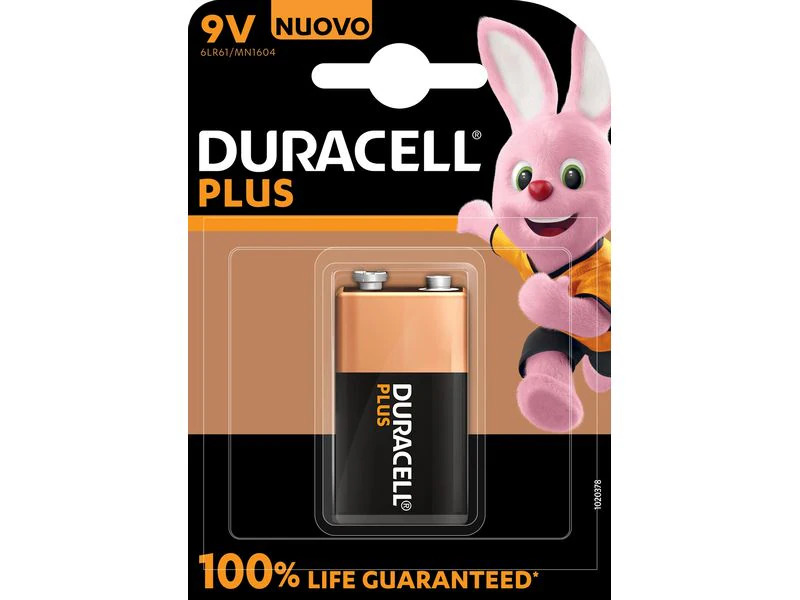 Duracell Batterie 9V Plus Power 1 Stück