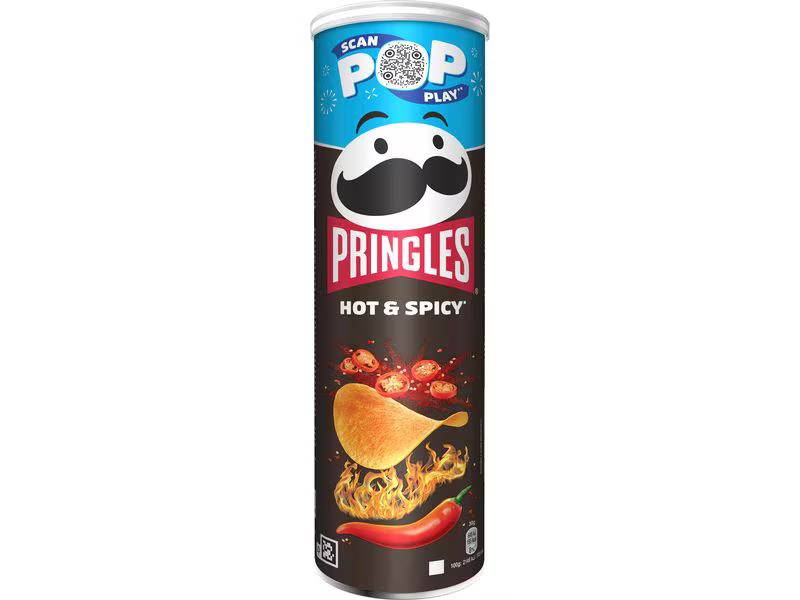 Pringles Chips Hot &amp; Spicy 185 g