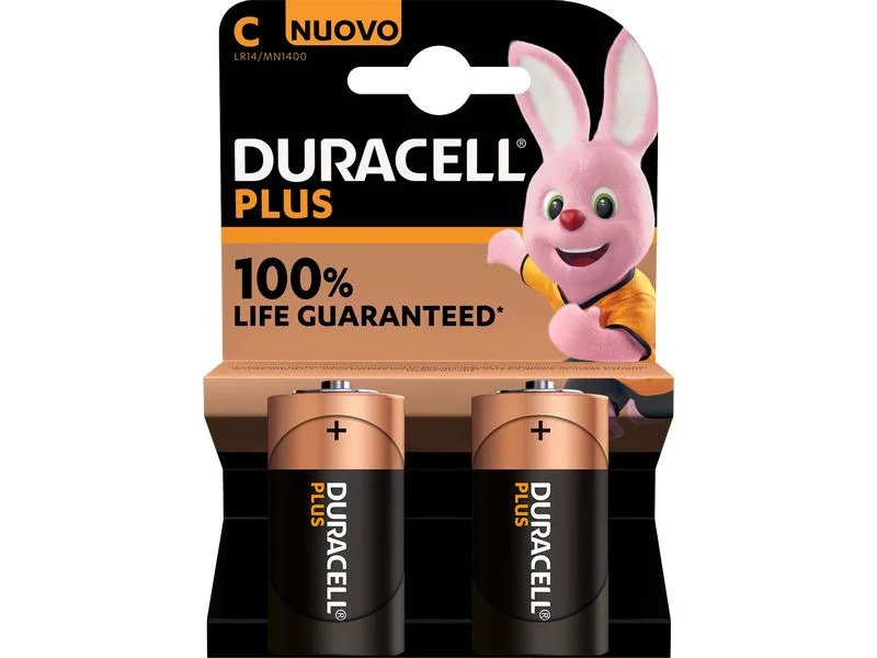 Duracell Batterie C Plus Power 2 Stück