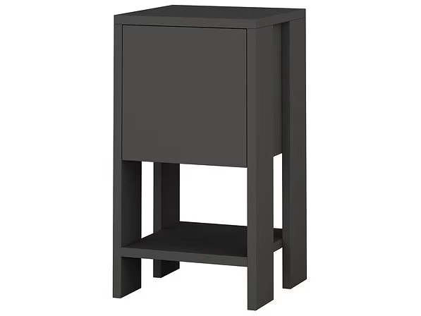 Woody Fashion Nachttisch Ema 30 x 55 x 30 cm, Anthrazit