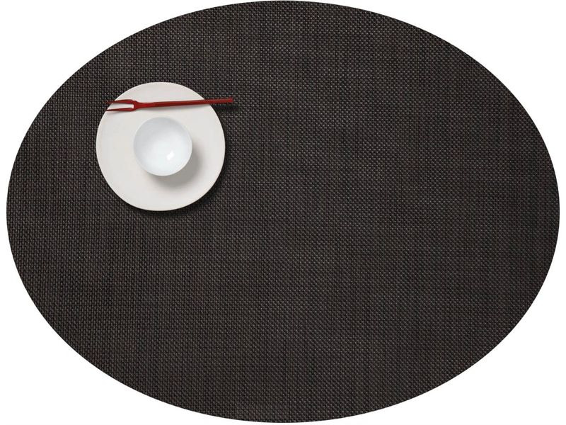 Chilewich Tischset Mini Basketweave 36 cm x 48 cm, Schwarz
