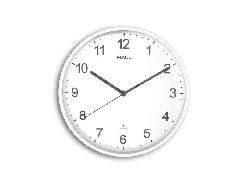 Maul Wanduhr MAULsprint Ø 30 cm, Weiss