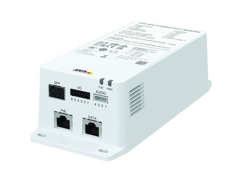 Axis PoE++ Injector TU8003 90 W Connectivity Midspan