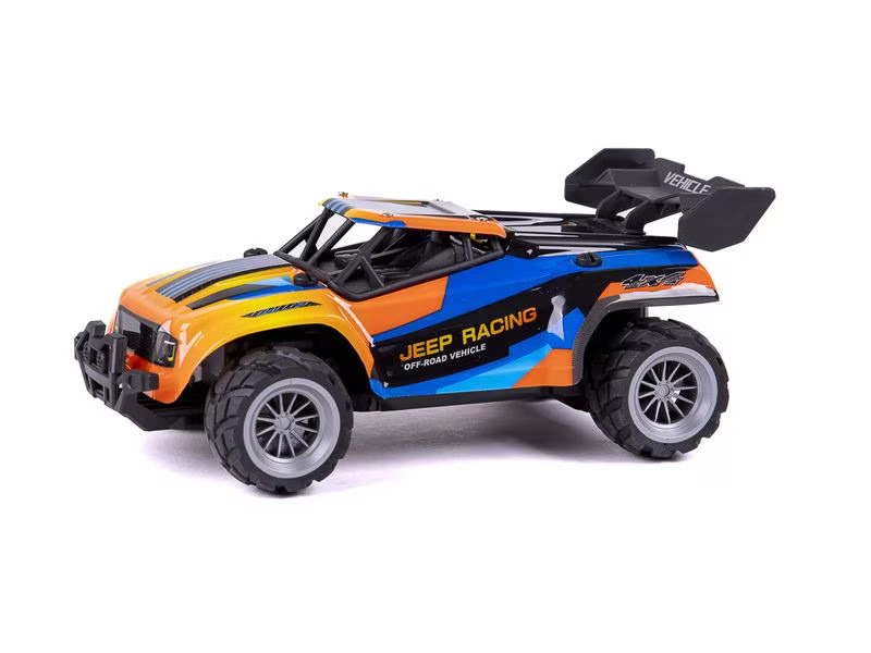TEC-TOY Buggy Jeep Racing Blau/Orange, 1:18