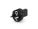 Alpha Elettronica Adapterstecker C13 - Schuko, gerade