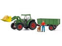 Schleich Spielfigurenset Farm World Traktor mit Anhänger