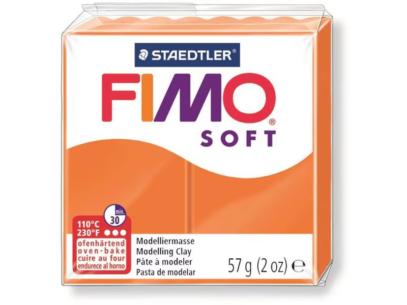 Fimo Modelliermasse Soft Dunkelorange