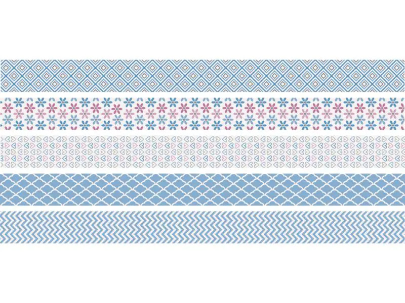 Heyda Washi Tape Pastell Mini Hellblau