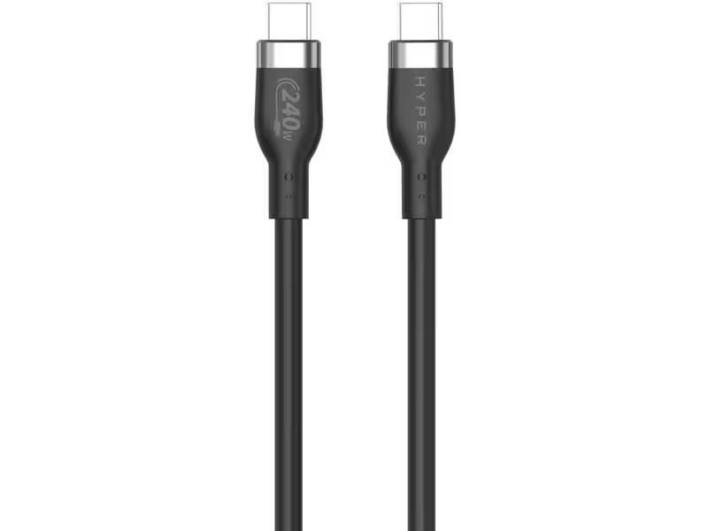 Targus USB 2.0-Kabel Silikonkabel 240W USB C - USB C 1 m
