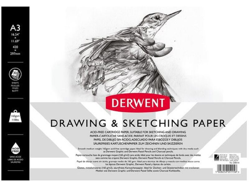 Derwent Zeichenblock A3 Quer