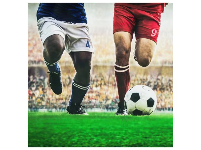 Cart Motivkarte Fussball 13 x 13 cm