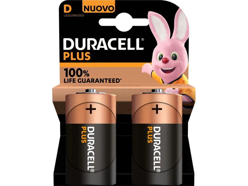 Duracell Batterie D Plus Power 2 Stück