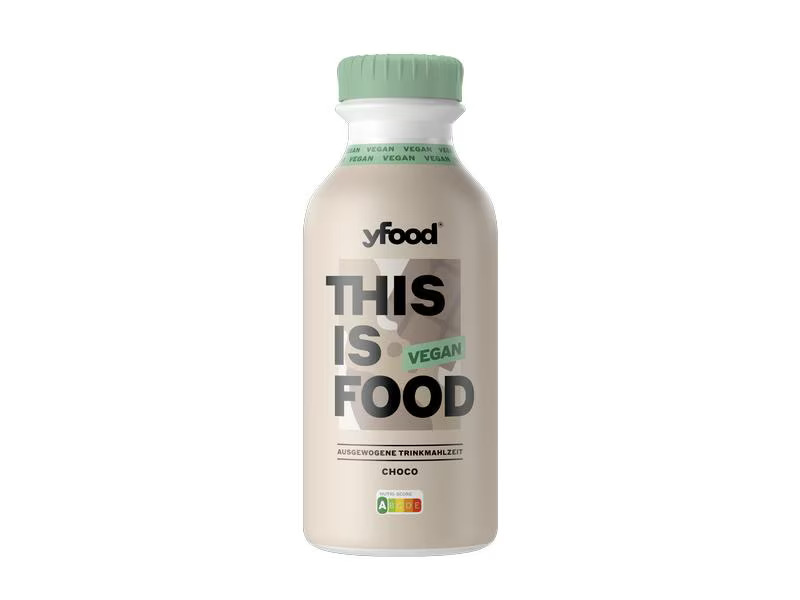 YFOOD Vegane Trinkmahlzeit Choco 500 ml