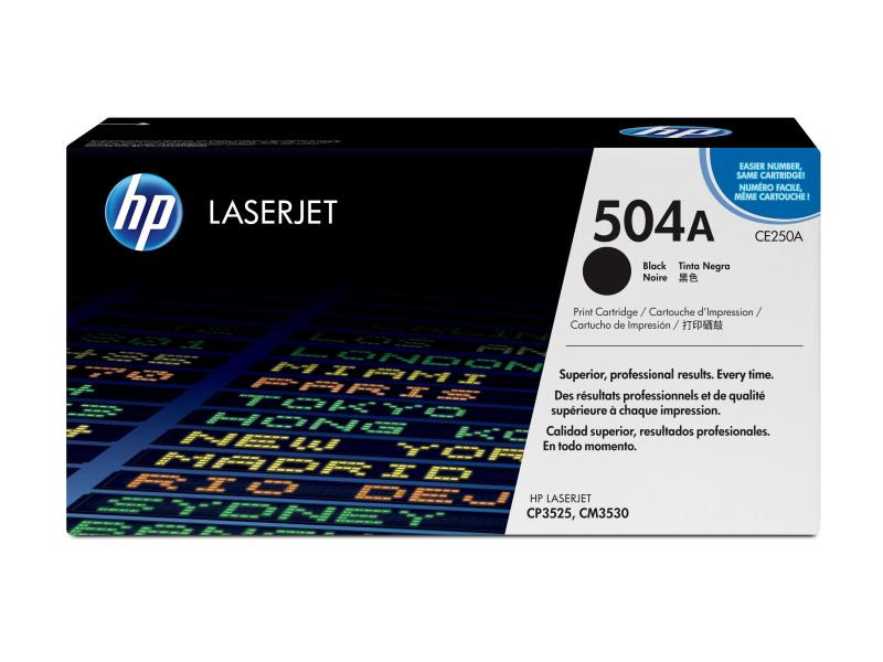 HP Toner Nr. 504A (CE250A) Black