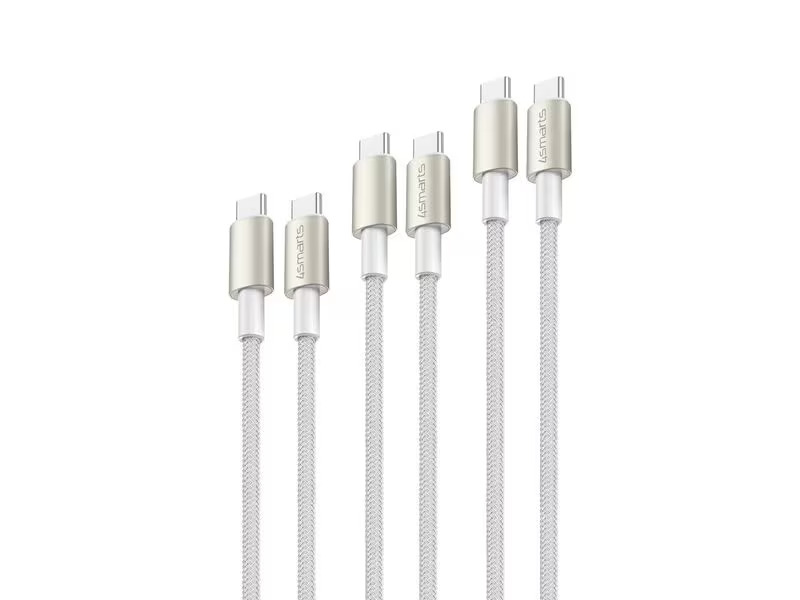 4smarts USB-Kabel 3er Set 0.5m+1.5m+3m USB C - USB C