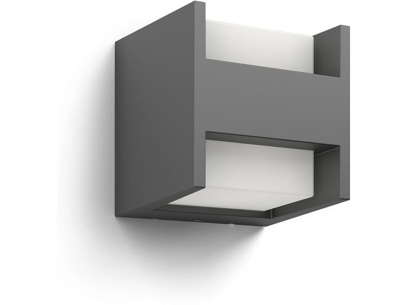 Philips Wandleuchte Arbour UE Up-Down 2700K Anthrazit