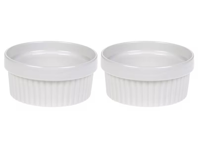 FURBER Auflaufform 2 Stück, Weiss