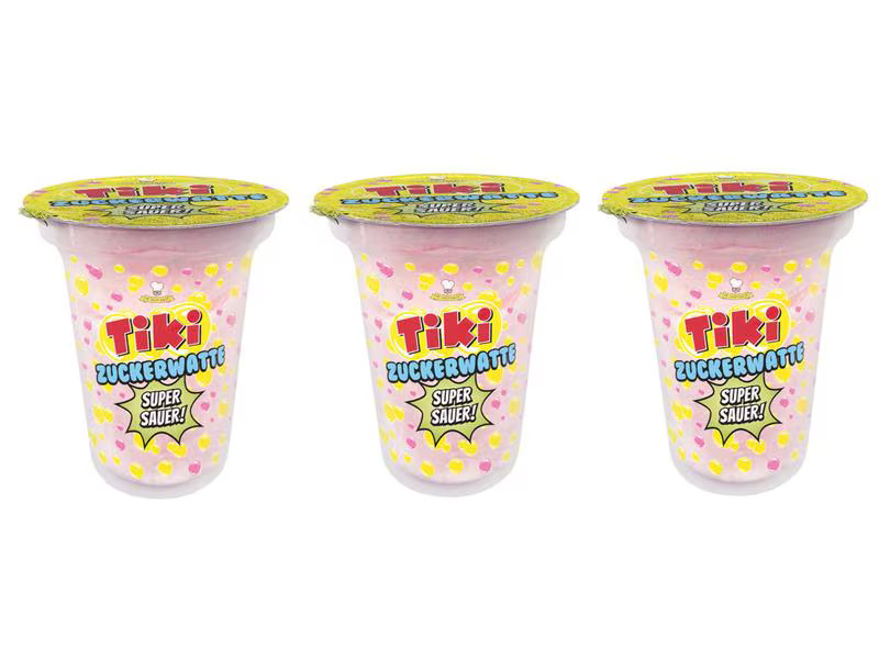 Tiki Zuckerwatte sauer 3 x 20 g