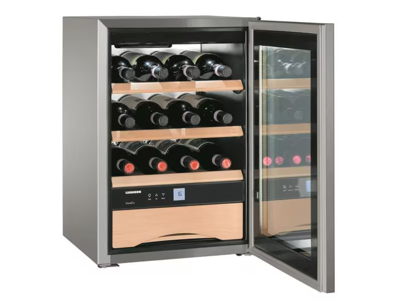 Liebherr Weinklimaschrank WKes 653 Edelstahl, Rechts
