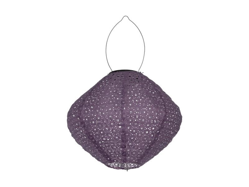 EGLO Leuchten Lampion SOLAR 1 LED, 25 cm, Lila