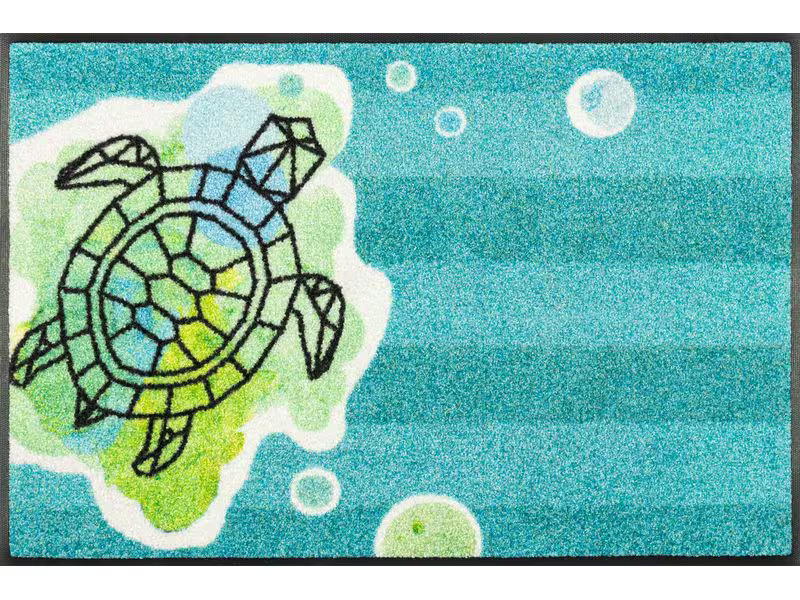wash+dry Fussmatte Turtle Splash 50 cm x 75 cm