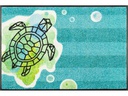 wash+dry Fussmatte Turtle Splash 50 cm x 75 cm
